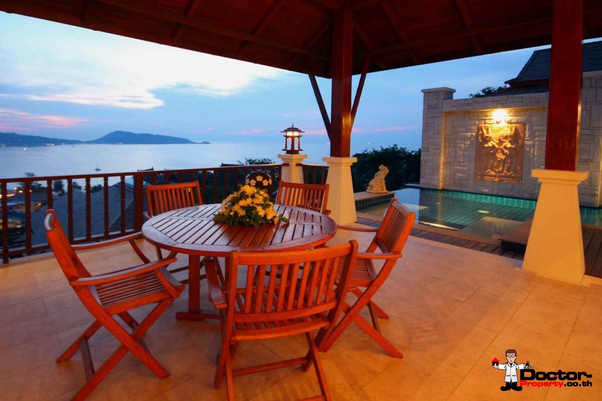 Magnificent 3 Bedroom Sea View Villa - L´Orchidee Residences - Patong Beach - Phuket West - for sale
